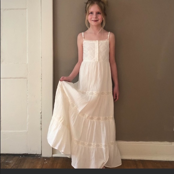 NWT. 3T-4T. Sweet Magnolia Boho Toddler Girl Maxi Dress. - Picture 3 of 10